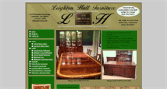 Desktop Screenshot of leightonhallfurniture.com